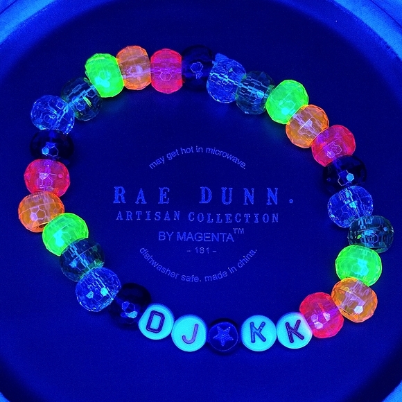 DJ KK Rainbow Kandi Bracelet (ACNH) - Picture 3 of 4